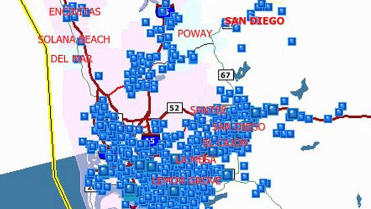 California Megans Law The Map Of South America Sexual Predator Map 