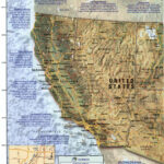 California Nevada And Arizona Map
