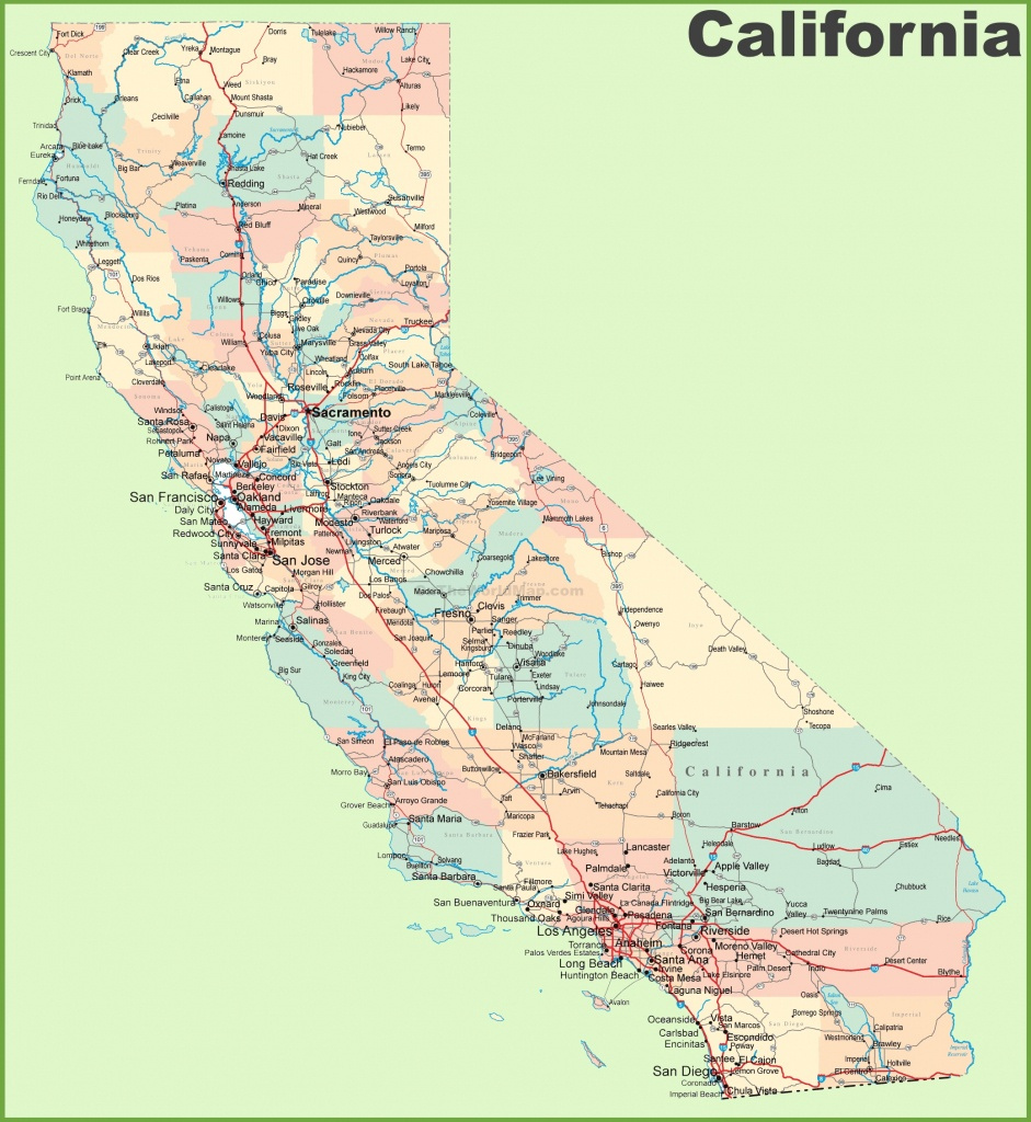 California Oversize Curfew Map Printable Maps