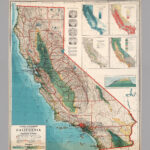 California Physical Political David Rumsey Historical Map Collection