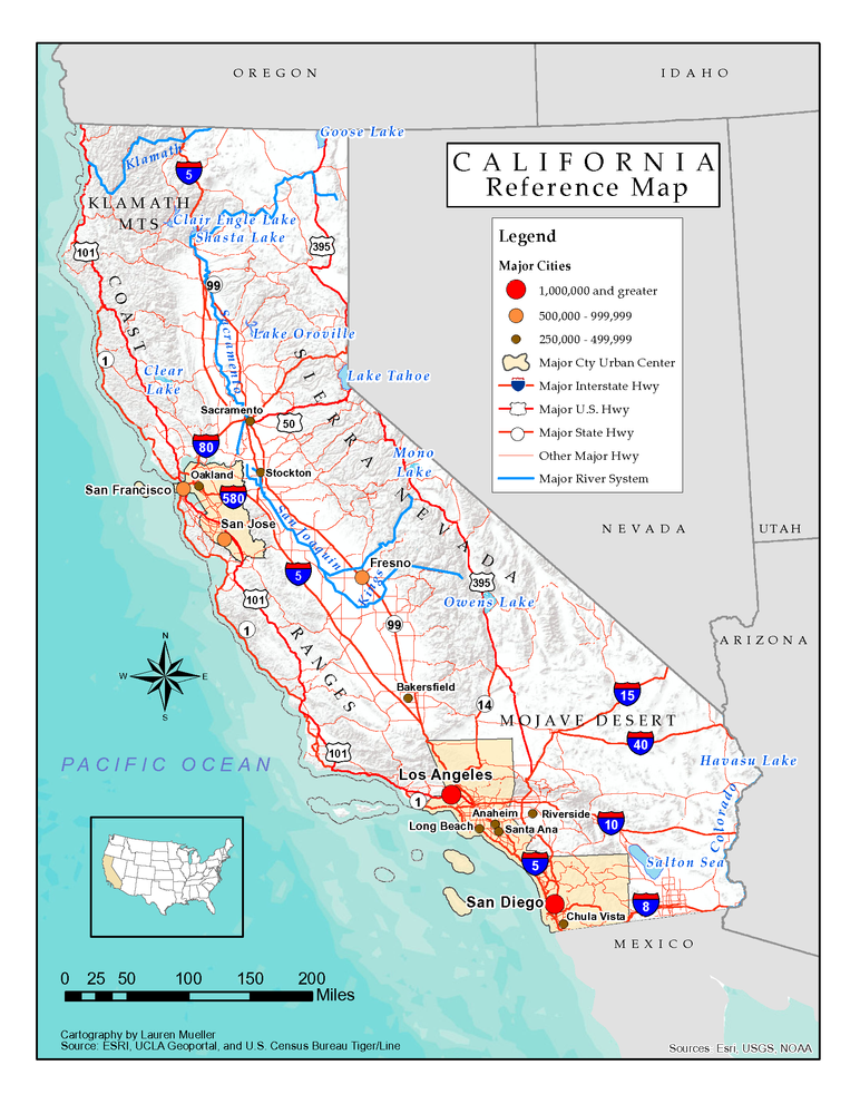 California Reference Map