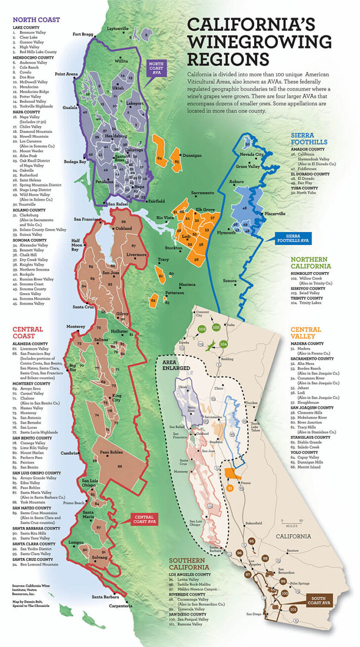 Maps Of Wine Regions Ca