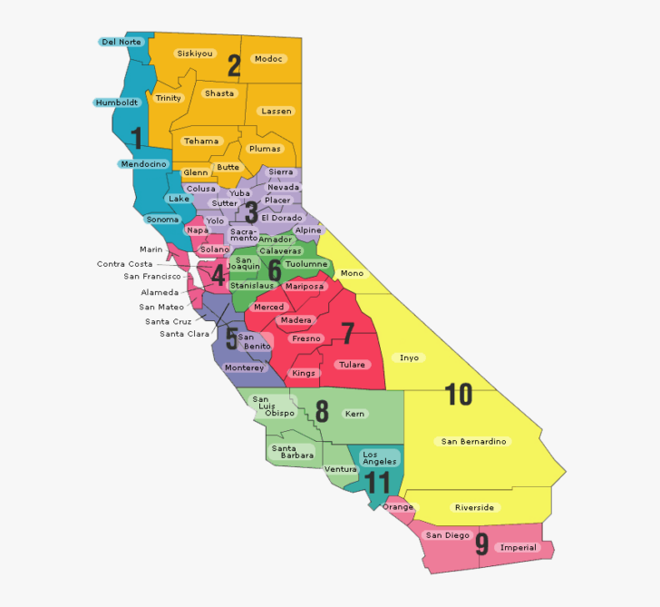 California School Districts Map