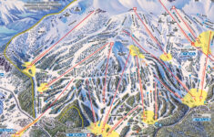 California Ski Maps Mammoth Mountain Ski Resort Trail Map