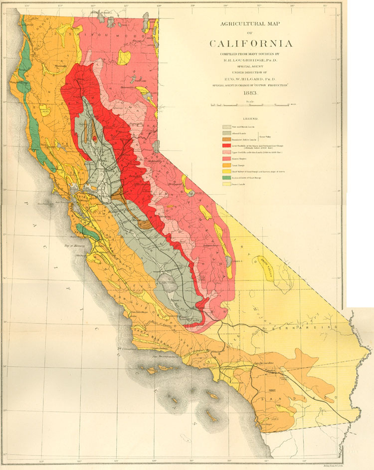 California Soil Mapping In The 1800s Professional Soil Scientists 