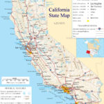 California State Map A Large Detailed Map Of California State USA