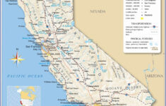 California Usa Road Highway Maps City Town Information