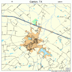 Canton Texas Street Map 4812496