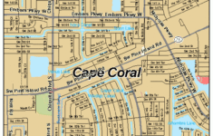Cape Coral Florida Street Map 1210275