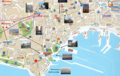 Carte De Naples Sites Touristiques Napoli Napoli Italia Mappa