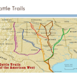 Cattle Trails Of The American West Google Search Cattle Trails