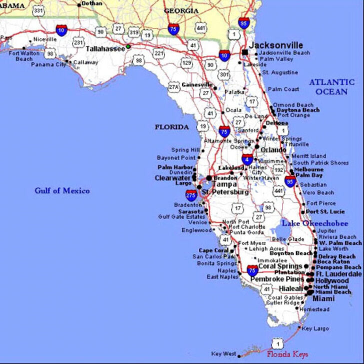 Central Florida Map