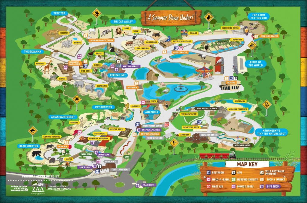 Central Florida Zoo Map Free Printable Maps