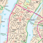 Central New York City Map New York City Map Map Of New York