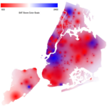 Check Out This Student S Cool Heat Map Of New York City SAT Scores