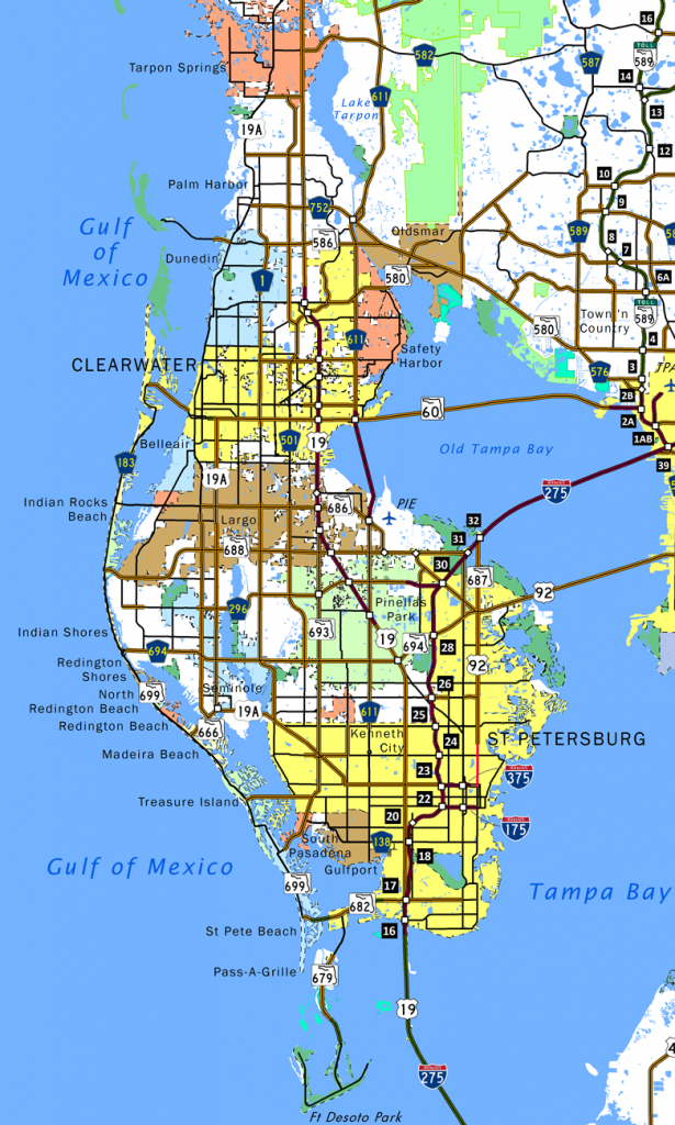 City Map Of Palm Harbor Florida Printable Maps