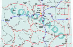 Colorado Map Guide Of The World