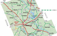 Comanche County Texas Map Printable Maps