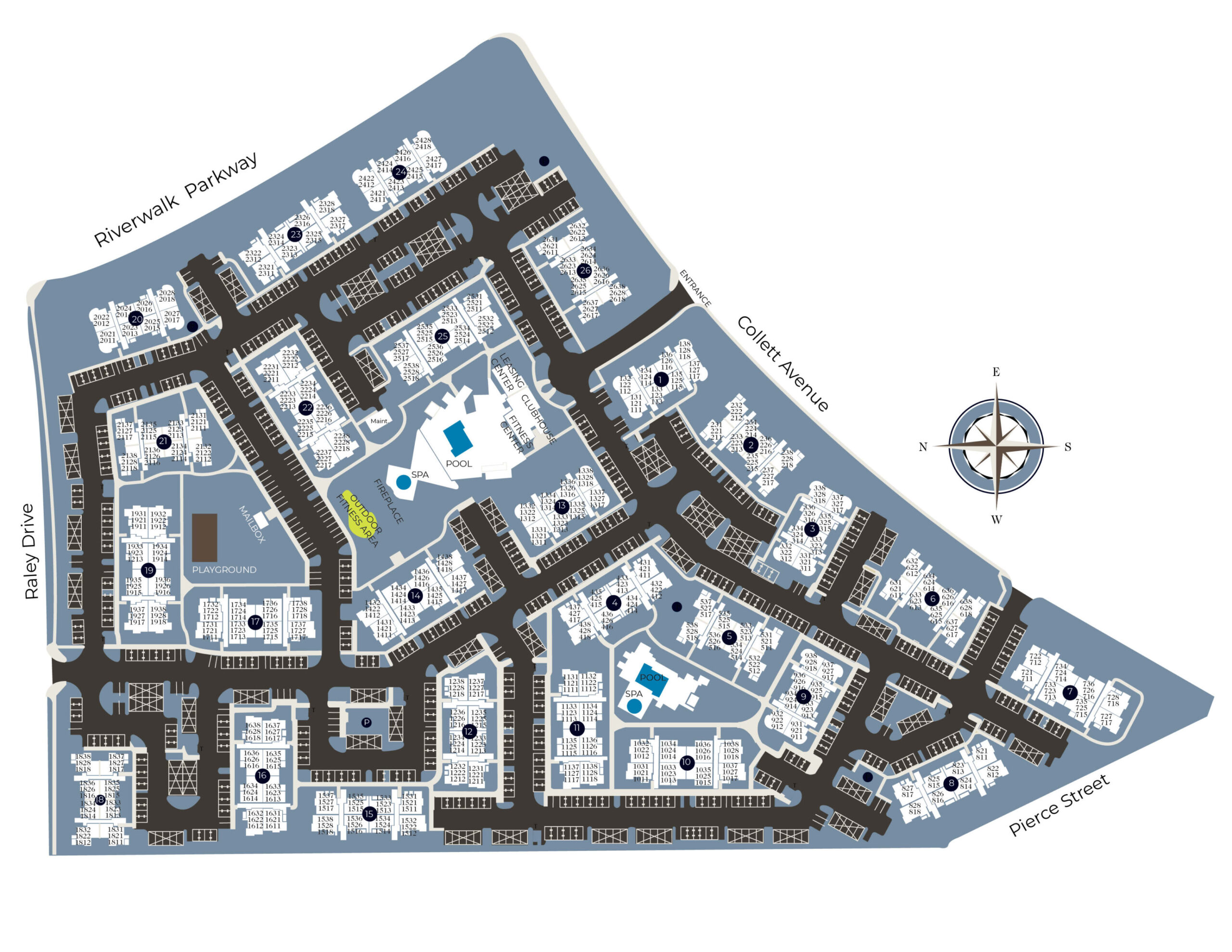 Community Map Esplanade Apartment Homes