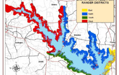 Corps Of Engineers Campgrounds Texas Map Printable Maps
