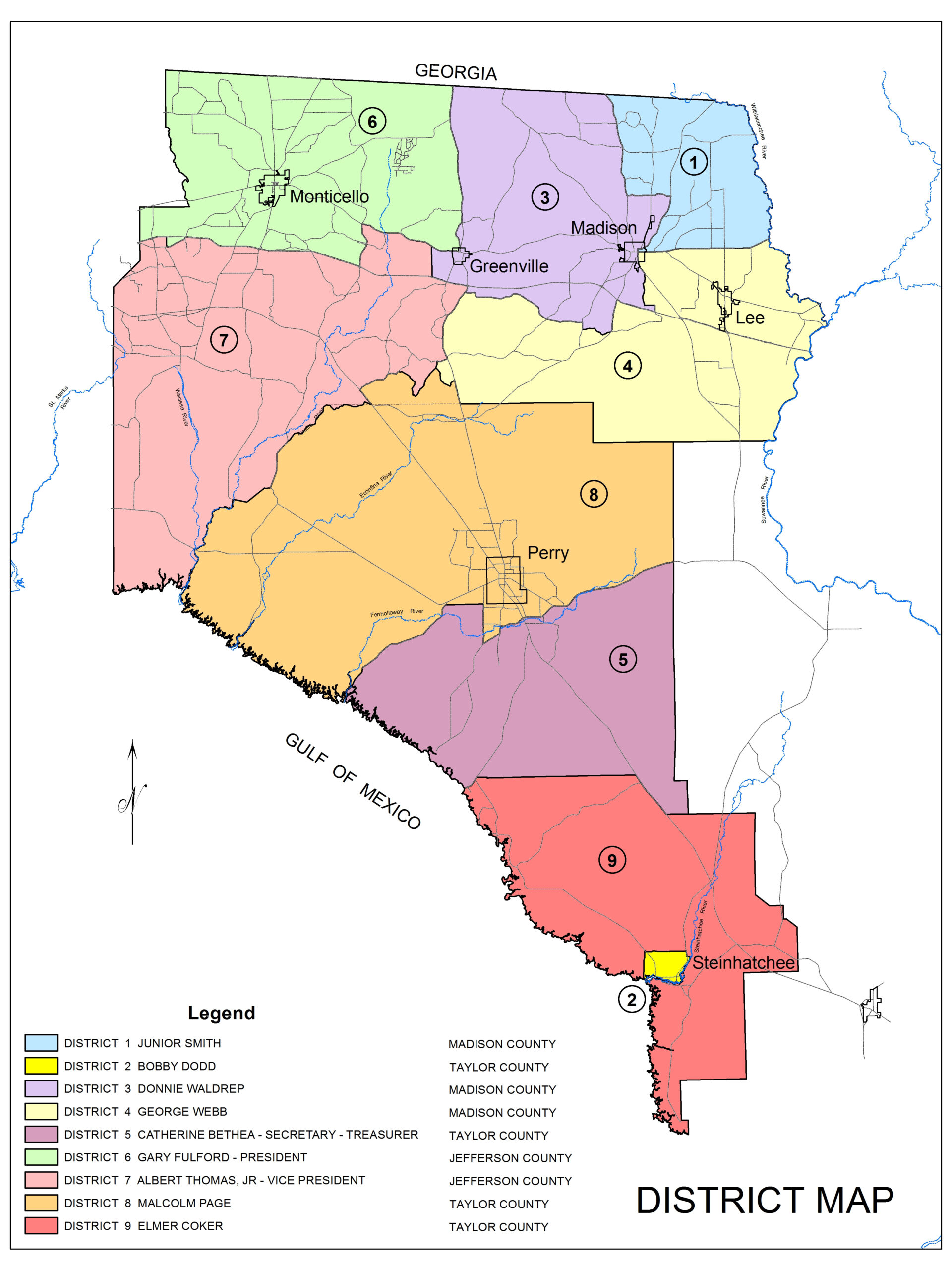 Coverage Area Tri County Electric Cooperative