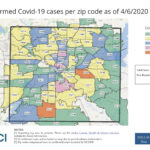 COVID Dallas County Zip Code Map 20200406 City Of Duncanville Texas USA