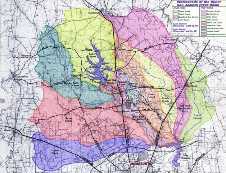 Conroe Texas Flooding Map