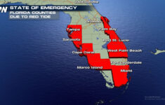 Current Red Tide Map Florida Printable Maps