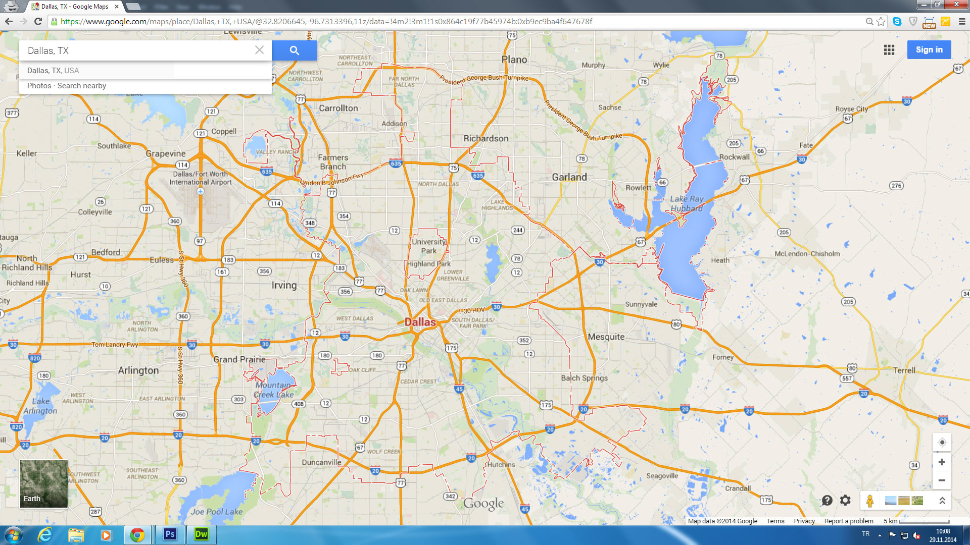 Dallas Texas Google Maps 225280 Google Maps Dallas Texas Printable 