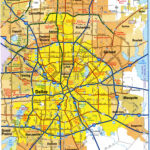 Dallas TX City Map Free Printable Detailed Map Of Dallas City Texas