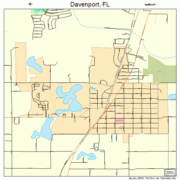 Davenport Florida Street Map 1216450