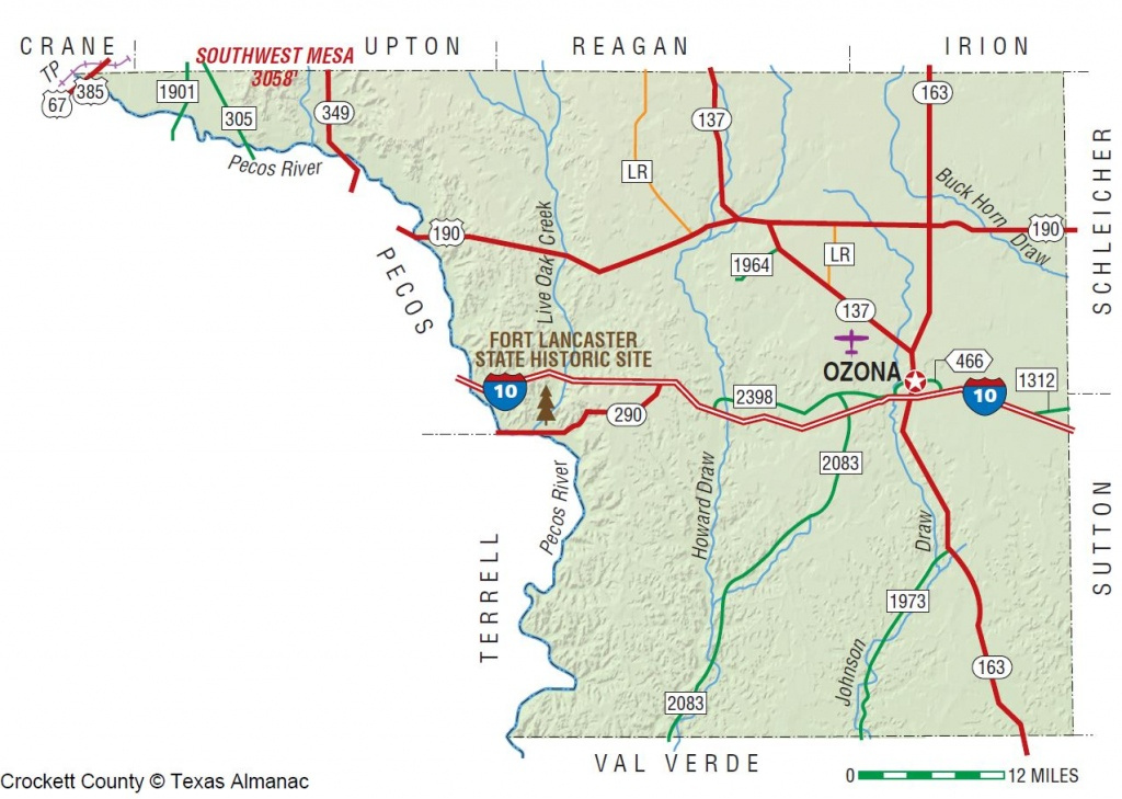 Davy Crockett National Forest Maplets Crockett Texas Map 