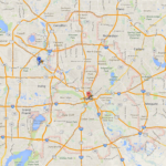 Denton County Street Guidemapsco Google Maps Denton Texas Printable