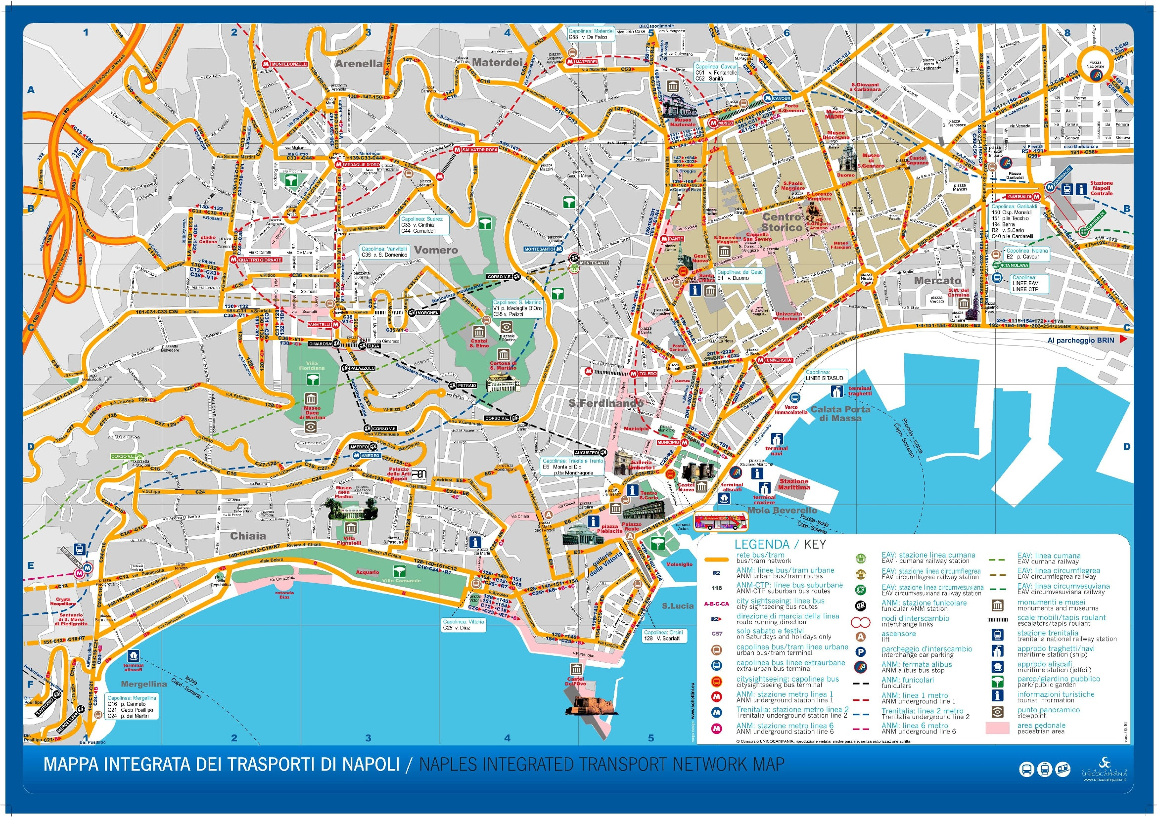 Detailed Maps Of Naples