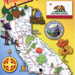 Detailed Tourist Map Of California State California State Detailed