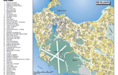 Detailed Tourist Map Of Central Part Of Reykjavik City Vidiani
