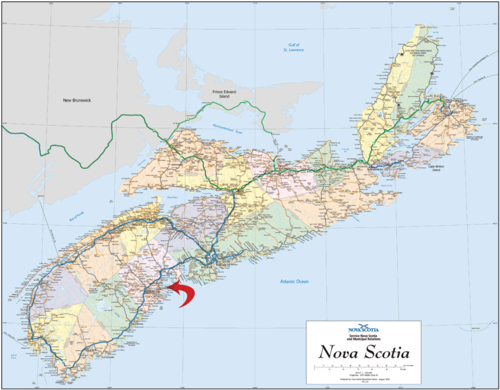 Map Of Nova Scotia