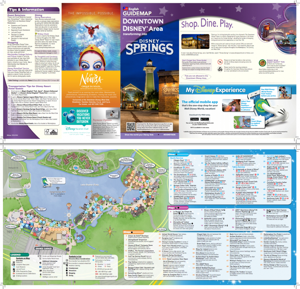 Disney Springs The Ultimate Guide Wdw Travels Disney Springs Map 