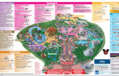 Disneyland Park Map In California Map Of Disneyland