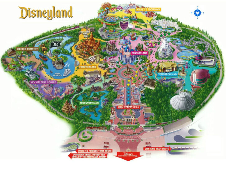 Printable Map Of Disneyland Anaheim