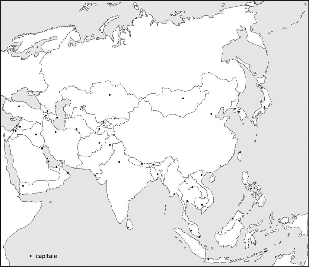 Download Blank Map Of N Countries Major Tourist Attractions Maps For 