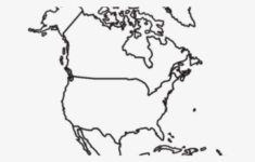 Download Map Of The Usa Clipart Outline Printable North America Blank