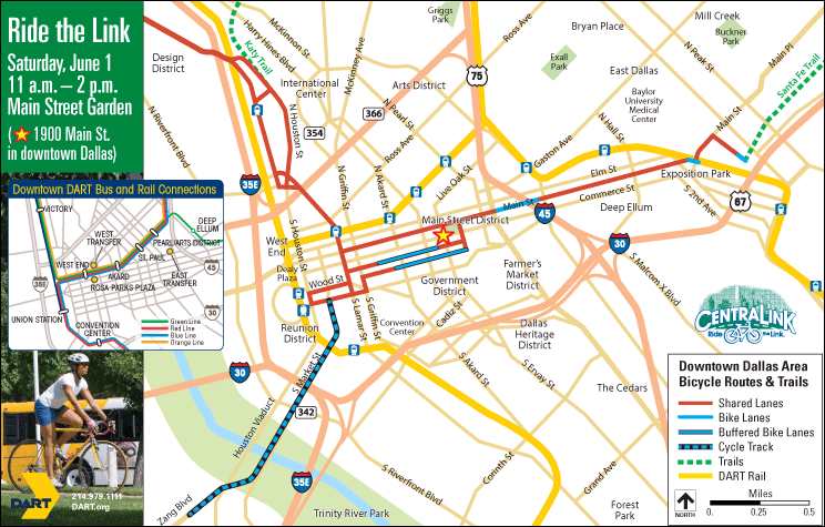 Downtown Dallas Map And Guide Click On This Map To View A Printer 