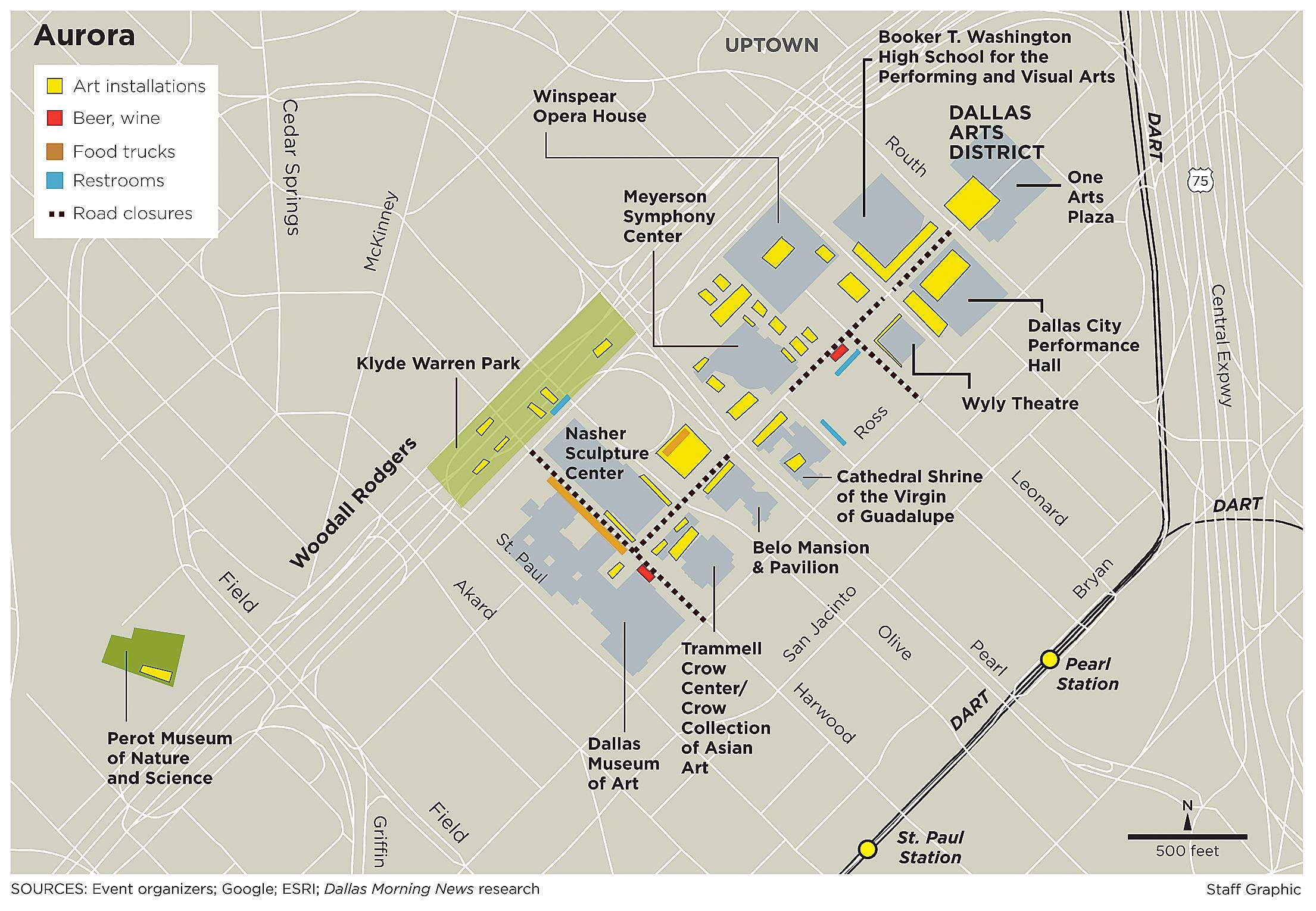 Downtown Dallas Map And Guide Downtown Dallas Map And Guide Dallas 