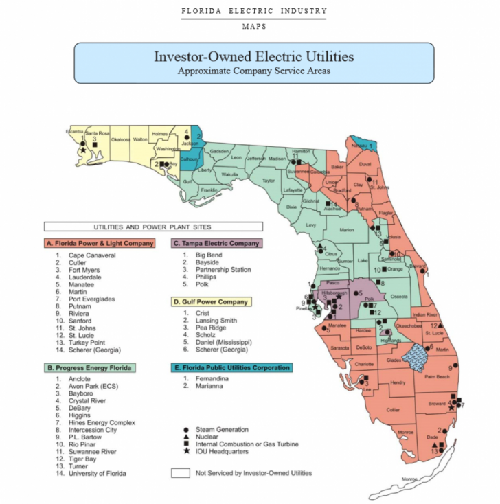 Duke Energy Service Map Florida