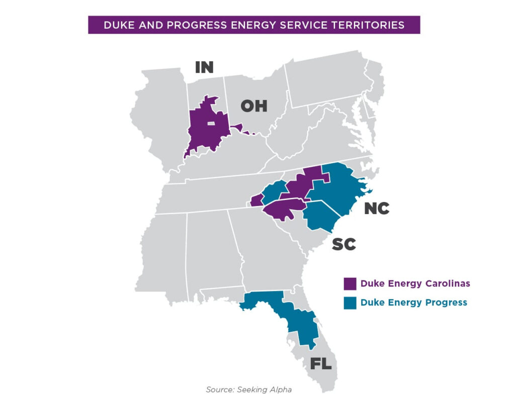 Duke Energy Service Area Map Maping Resources Wells Printable Map
