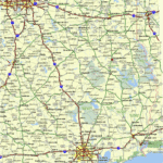 East Texas Map North Texas Highway Map Printable Maps