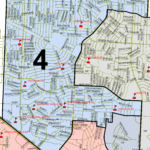 El Paso Districts Map