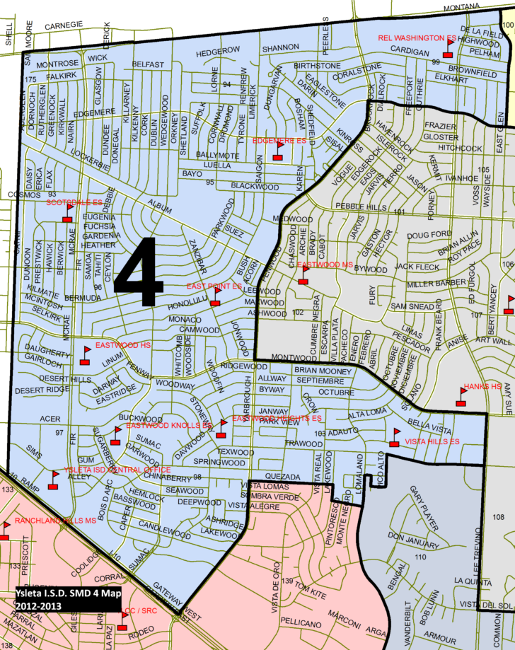 Precinct 125 In El Paso Tx Map