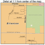 Ellenton Florida Street Map 1220375